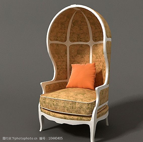 3d设计源文件经典欧式椅子超级好的图片