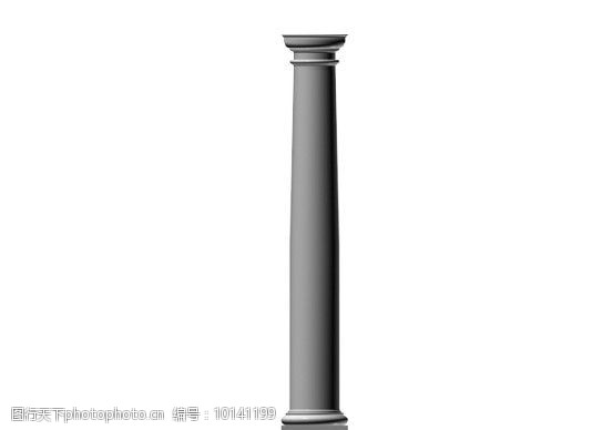 罗马柱门模型西方建筑构件MAX素材图片