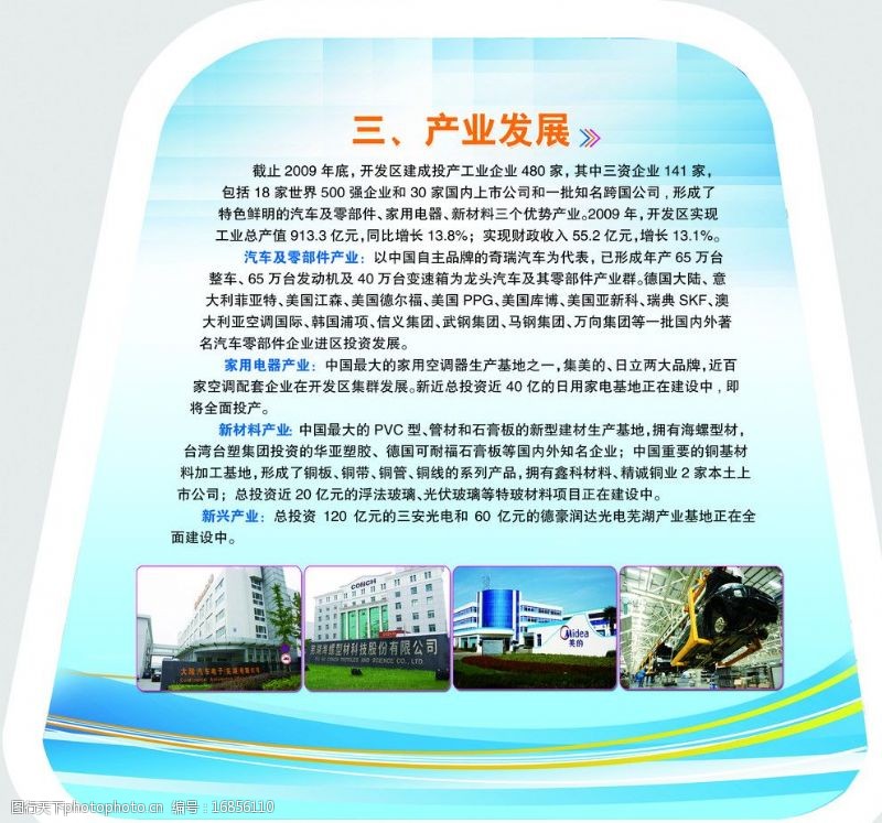 奇瑞汽车芜湖经济技术开发区展会展板图片