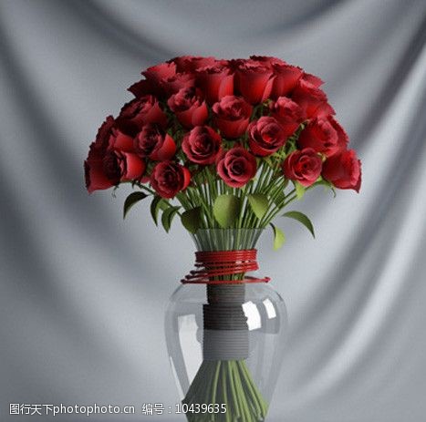 3d设计源文件室内装饰玫瑰花图片