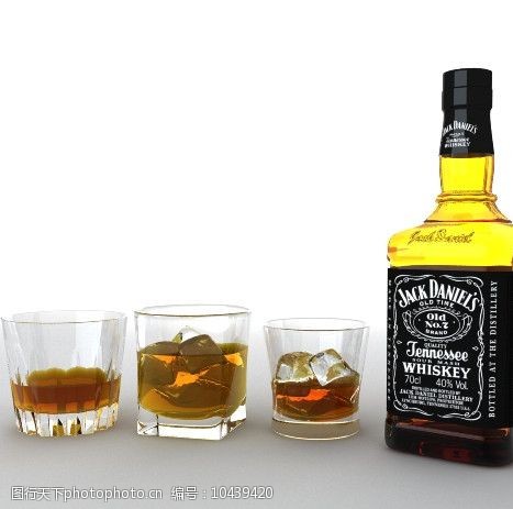 3d设计源文件威士忌酒图片